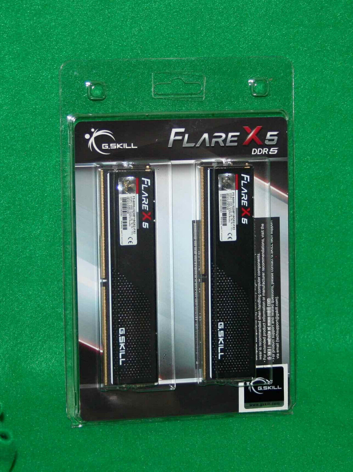 G.SKILL Flare X5 32GB (2 x 16GB) PC5-48000 (DDR5-6000) 32-38 Latency DIMM Memory