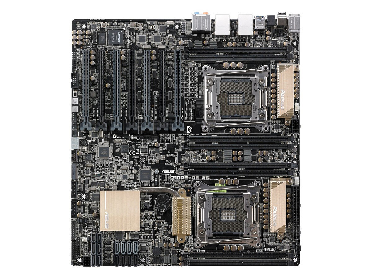For ASUS Z10PE-D8 WS Work Station motherboard C612 LGA2011-3 DDR4 512G Tested ok
