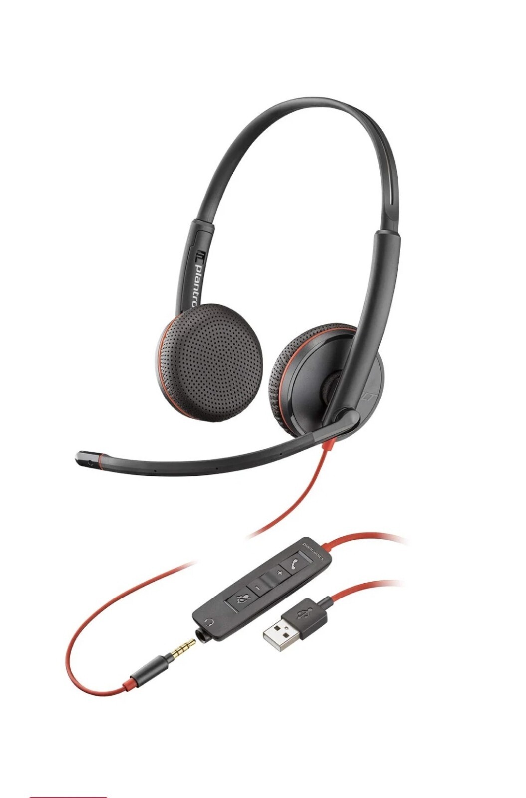 Poly Plantronics Blackwire 3200 Series Corded UC Headsets ( No Retail Box)