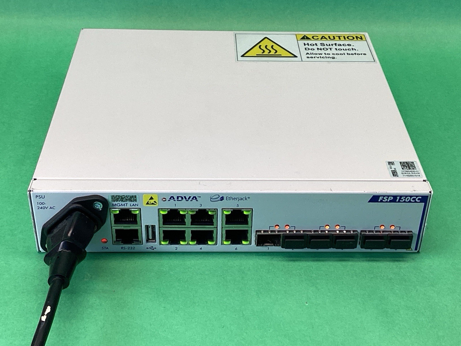 ADVA FSP 150CC - FSP150CC-GE114 - POWERS ON - UNTESTED