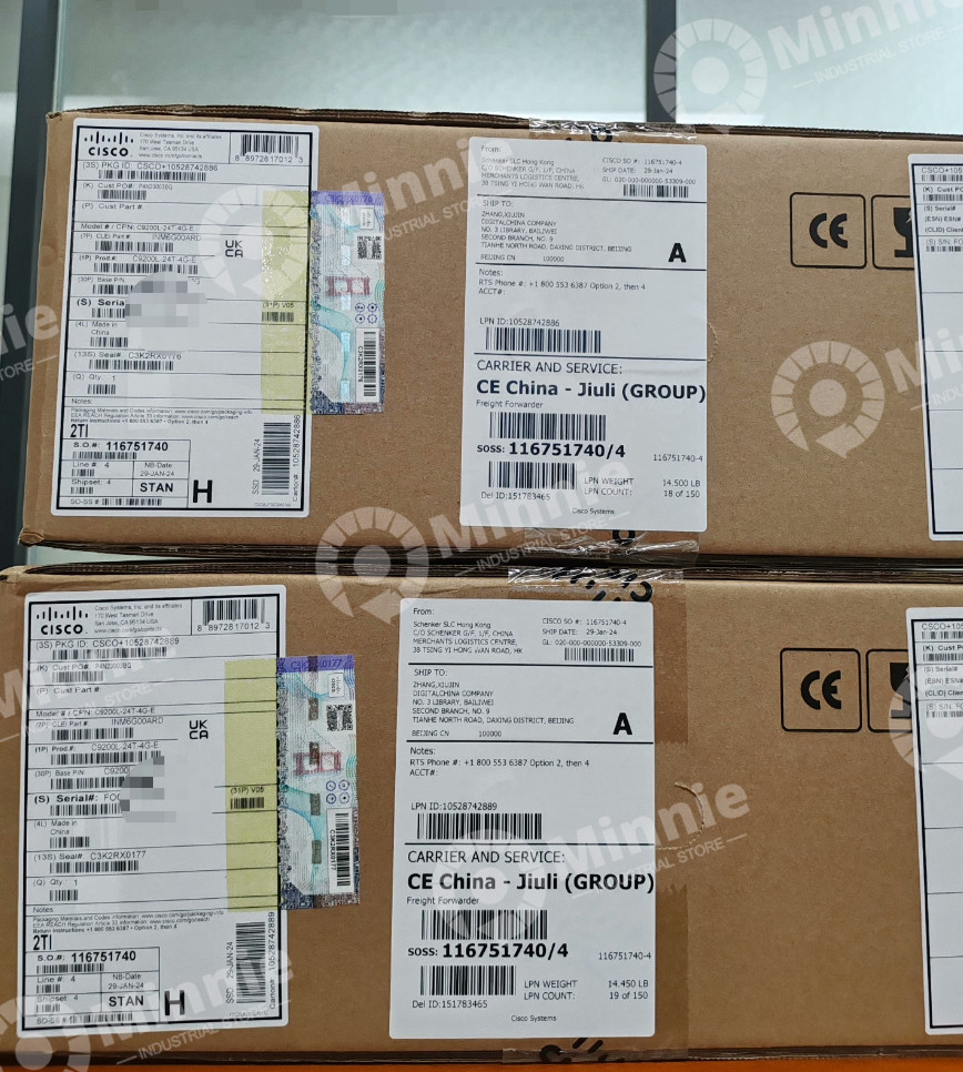 Cisco C9200L-24T-4G-E Catalyst 9200L 24-Port Data 4x1G Network Switch DHL FEDEX