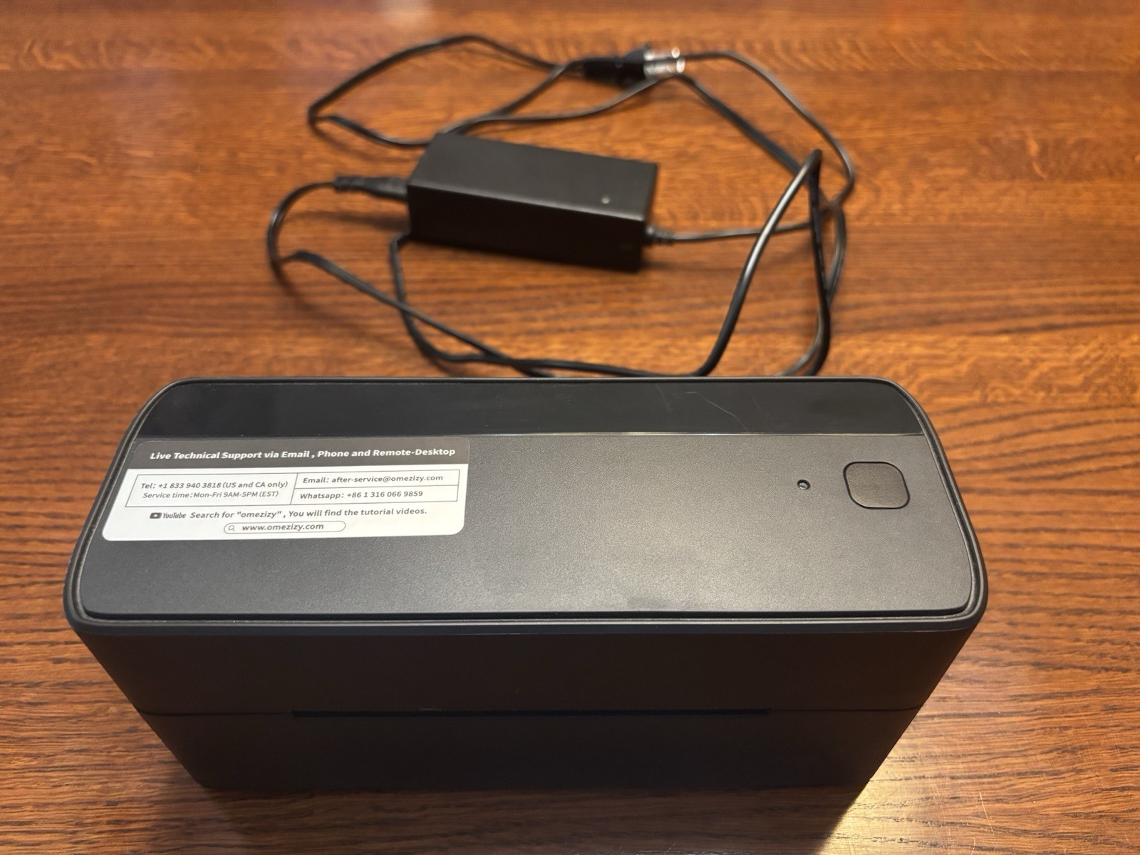 Omezizy PM-241-BT Thermal Label Printer Bluetooth Connectivity Black Used Works