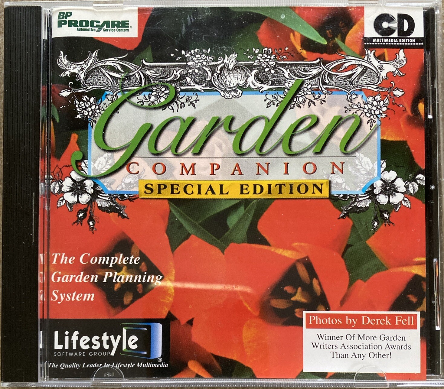 Rare GARDEN COMPANION Special Edition CD ROM 1998 BP PROCARE Made in USA