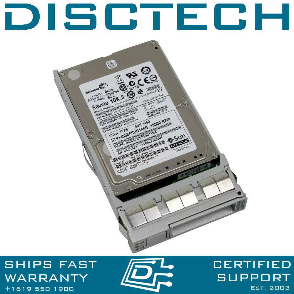 Sun 540-7866 SFF Serial SCSI / SAS Hard Disk Drives