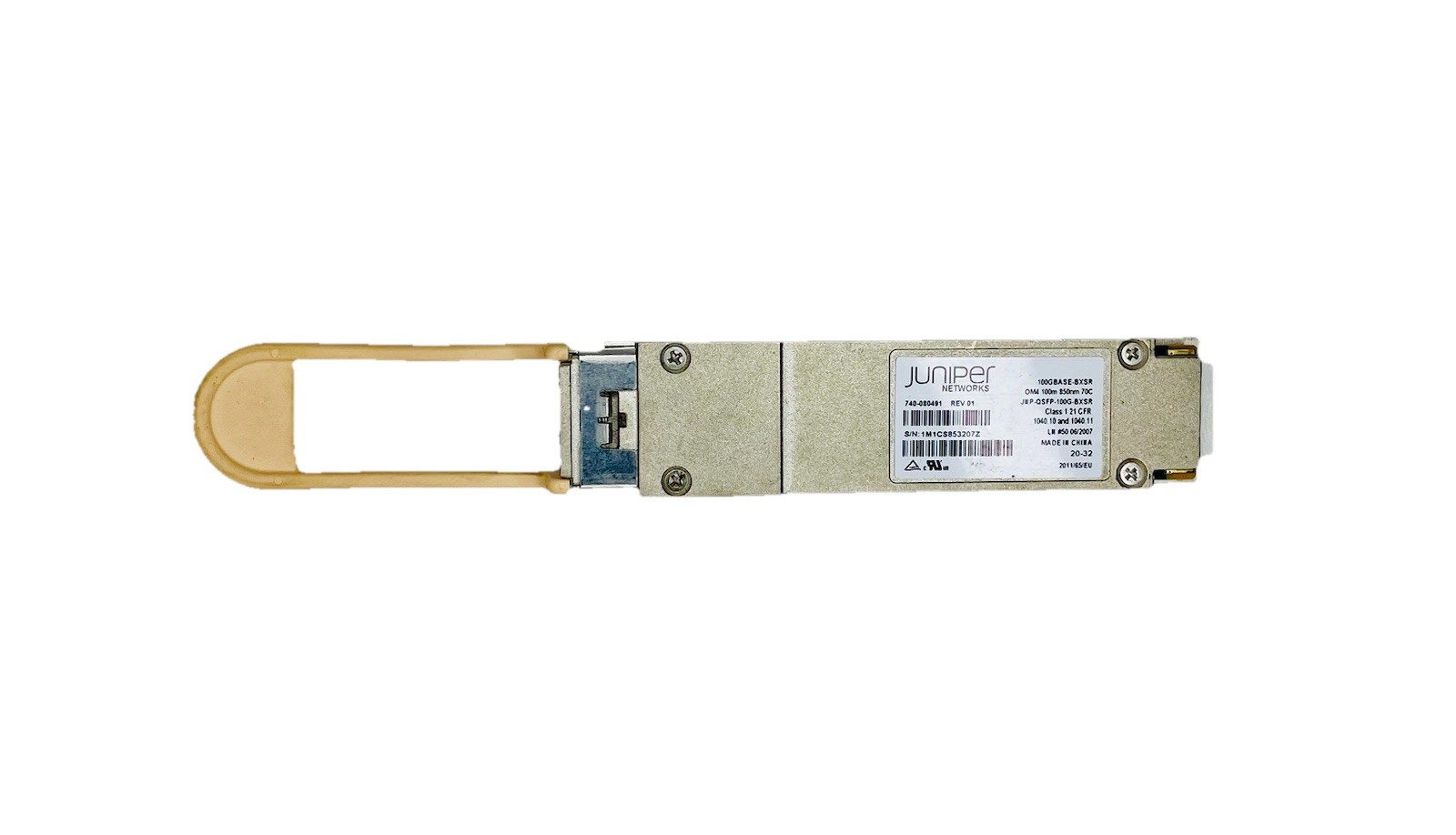 Juniper JNP-QSFP-100G-BXSR 100GBASE-BXSR OM4 100m 850nm 70C - Fast Ship