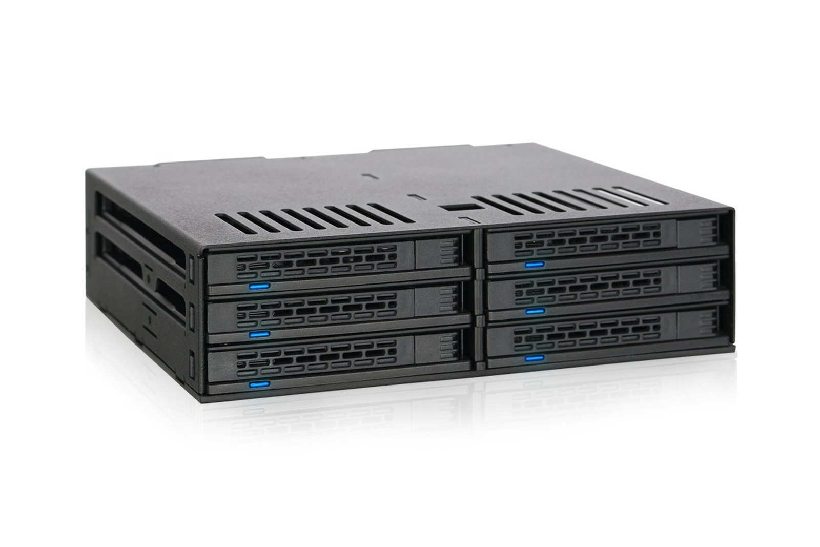 ICY DOCK 6 Bay 2.5” SATA HDD / SSD Hot Swap Tool-Less Backplane Enclosure wit...