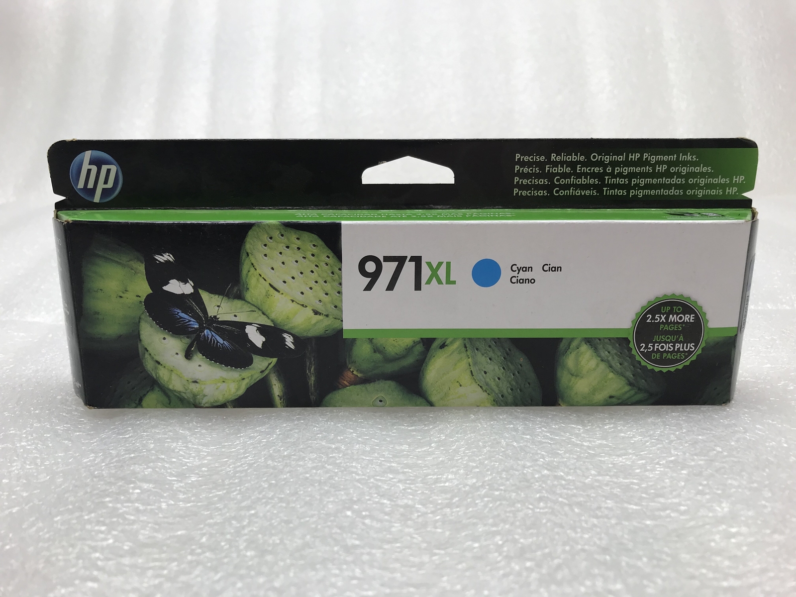Genuine OEM HP 971XL Cyan High Yield Ink Cartridge CN626AM Exp: 2018-2019