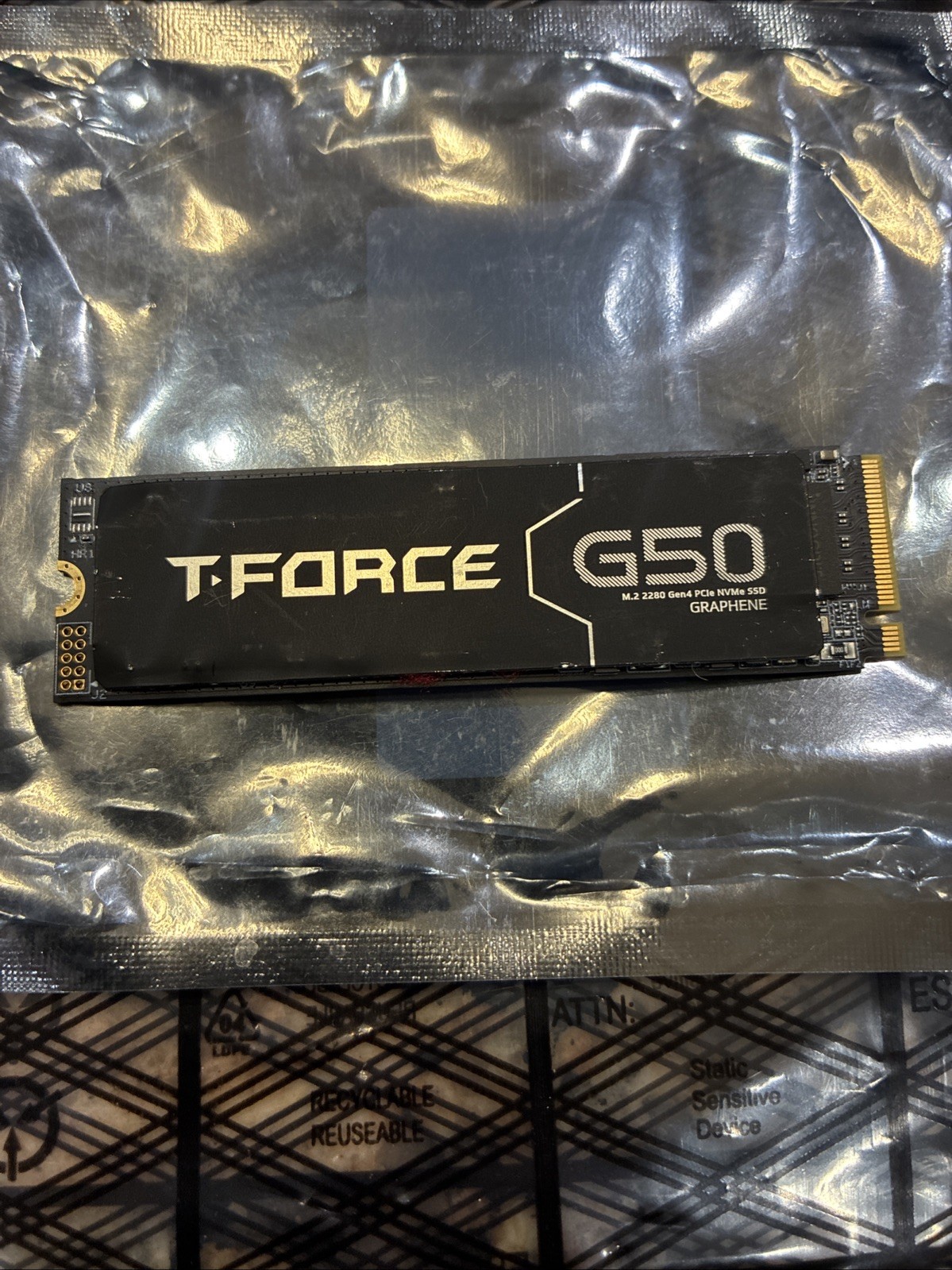 TeamGroup 2280mm G50 1TB M.2 NVMe Gen 4.0 x 4 SSD TM8FFE001 T0C134 100% HEALTH