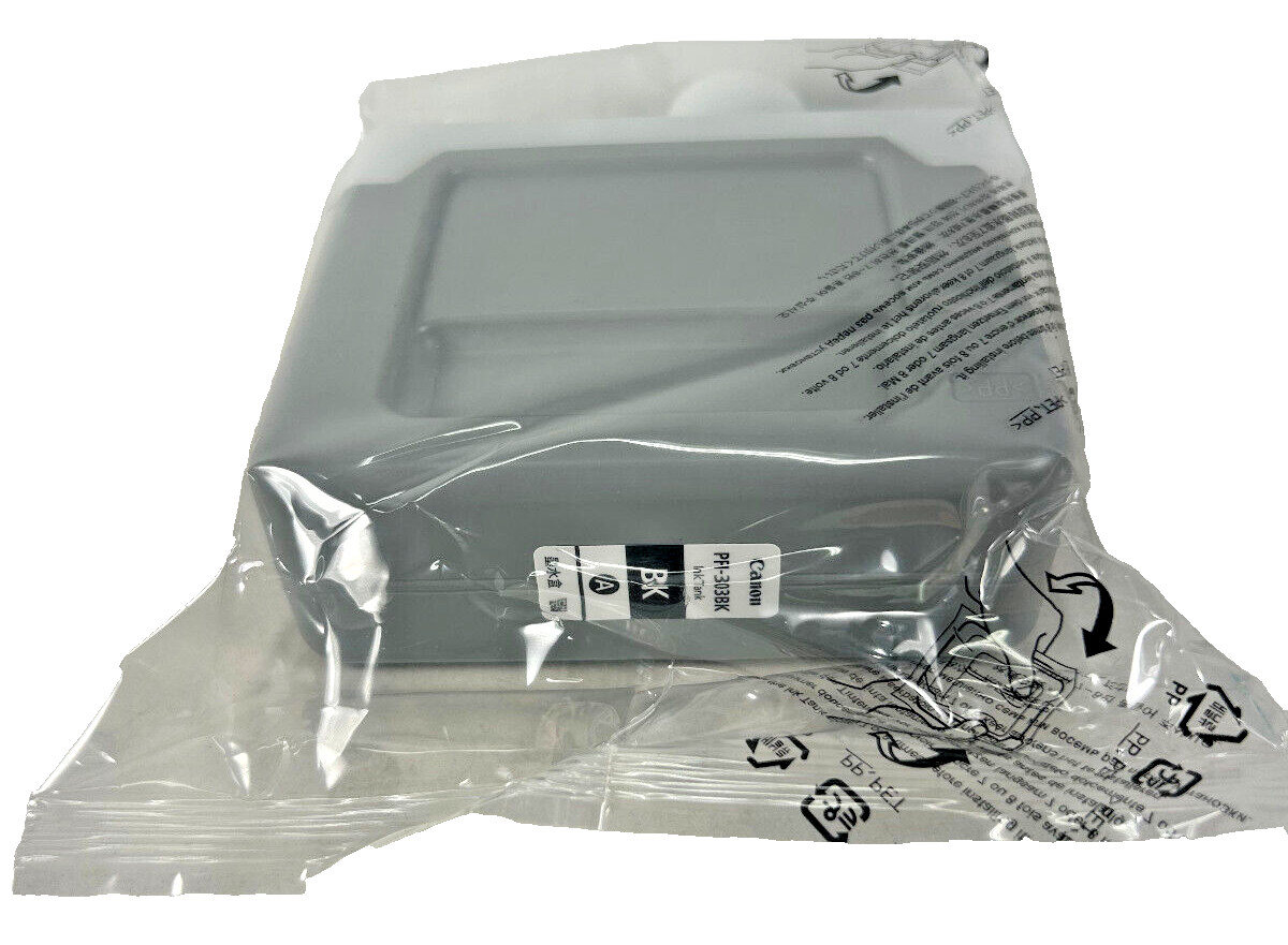 GENUINE Canon PFI-303BK Black Ink for imagePROGRAF iPF810 iPF815 iPF820 iPF825