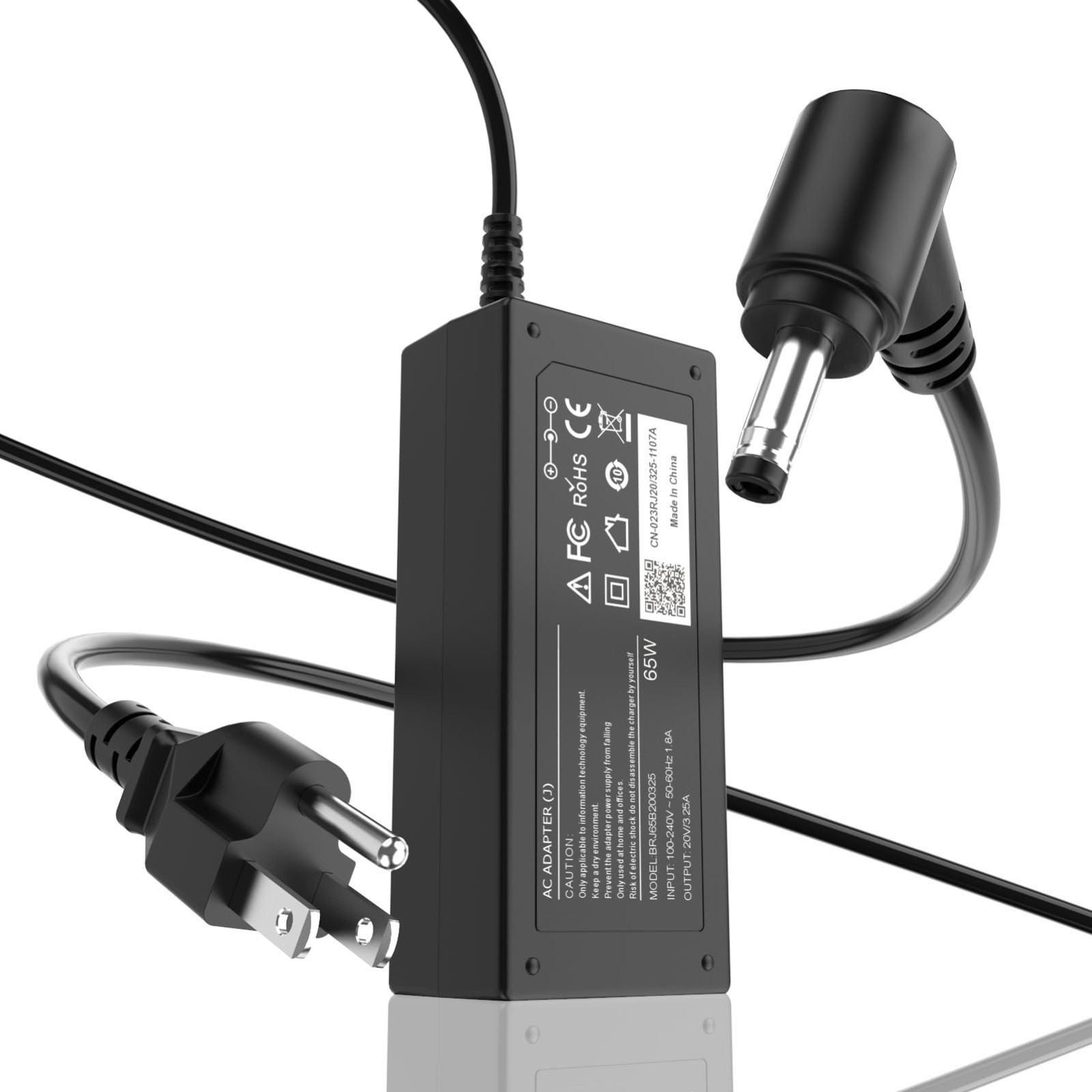 65W Lenovo Laptop Charger – 20V 3.25A round Tip 4.0X1.7Mm Replacement Power Adap