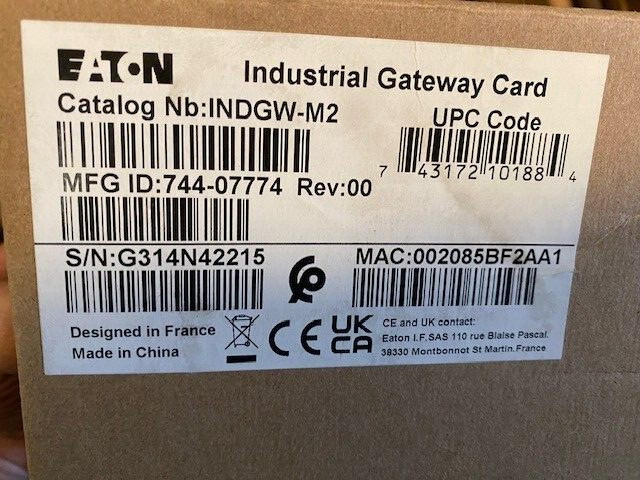 Eaton Industrial Gateway Card (INDGWM2)