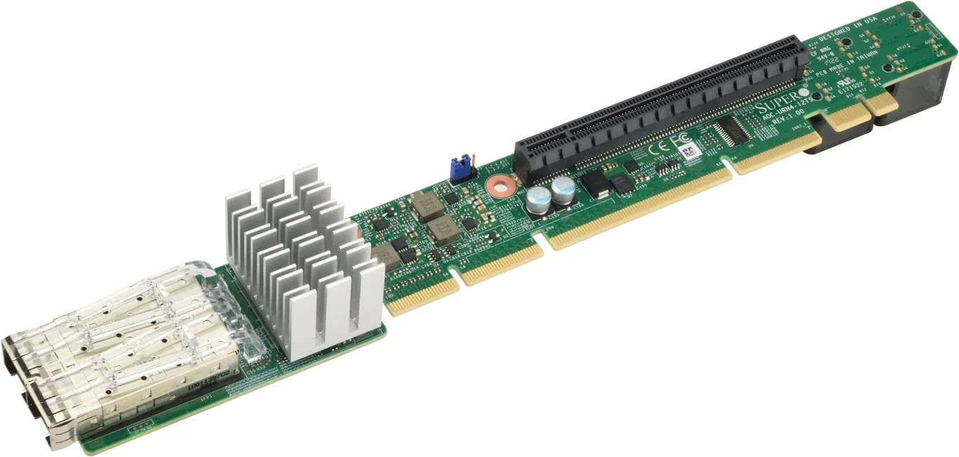 Supermicro AOC-URN4-I2TS 1U Ultra Riser 2-port 25GbE SFP28, based on Intel