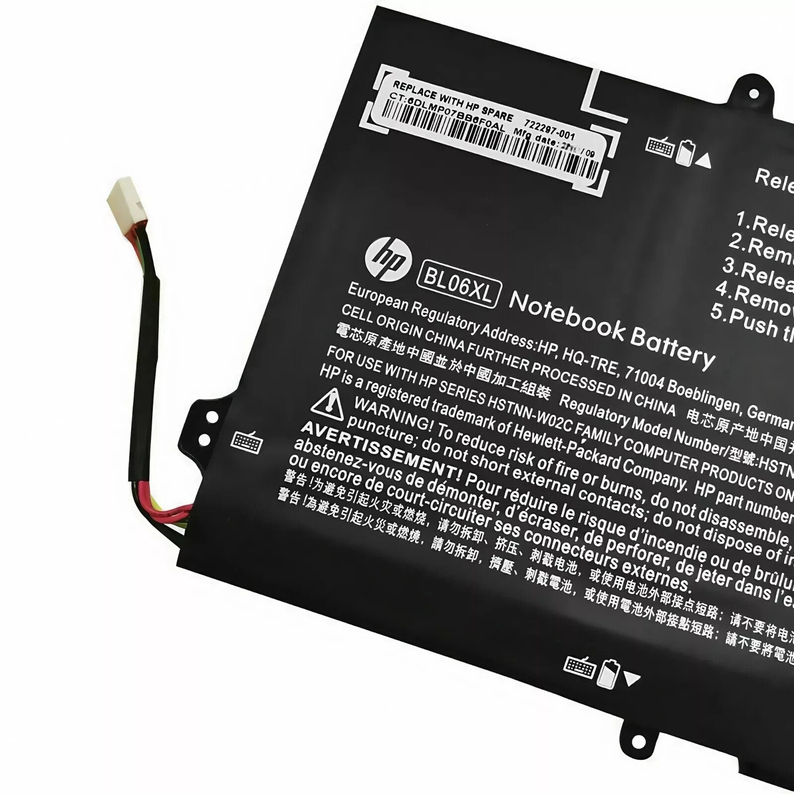 NEW OEM Genuine 42WH BL06XL Battery For HP EliteBook Folio 1040 GI G2 HSTNN-DB5D