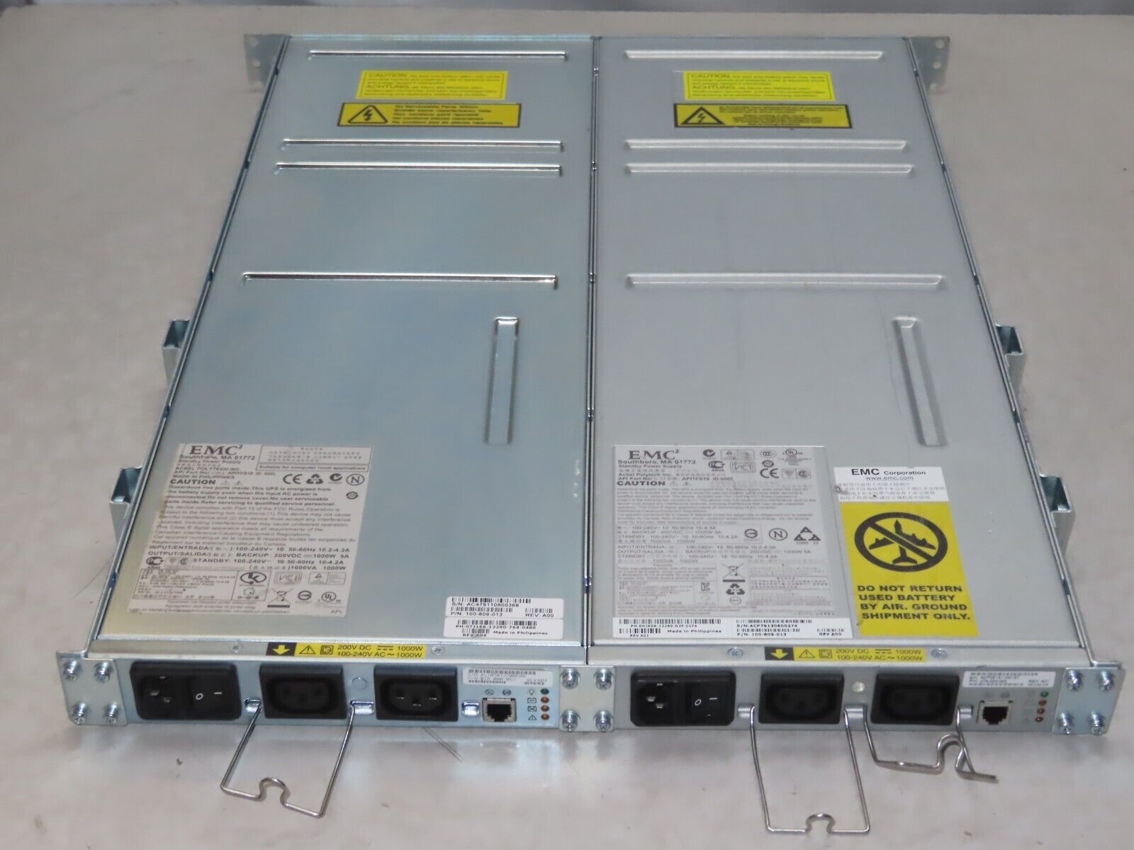 2x EMC2 Southboro MA01772 Standby Server Power Supply - ** Dual Mount Bracket **