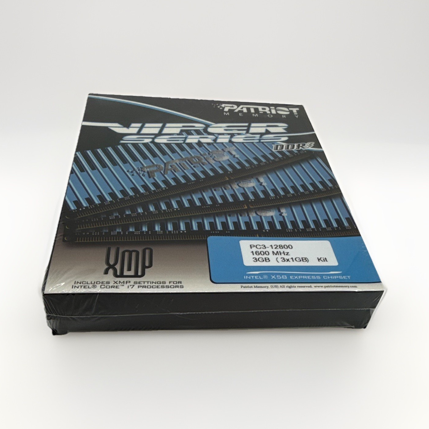 Patriot Memory Viper Series 3GB (3x1GB) DDR3-1600 PC3-12800 XMP DIMM