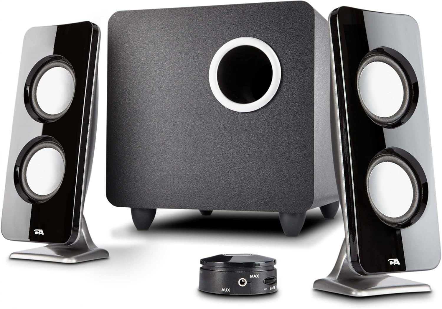 Cyber Acoustics CA-3610 2.1 Multimedia Speaker System with Subwoofer, Perfect Co
