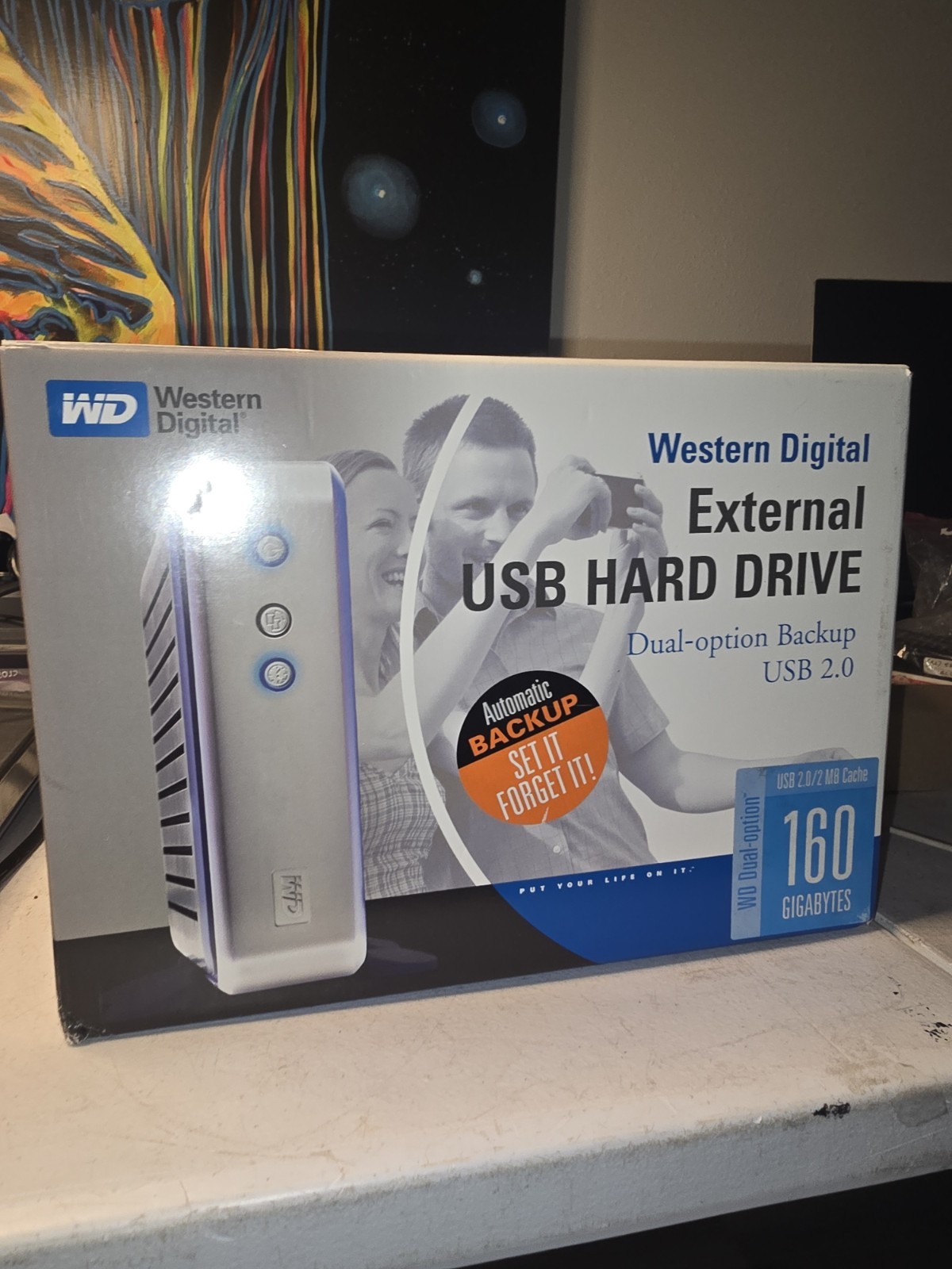 Western Digital WD 160GB External USB Hard Drive WD1600B015-RNN USB 2.0
