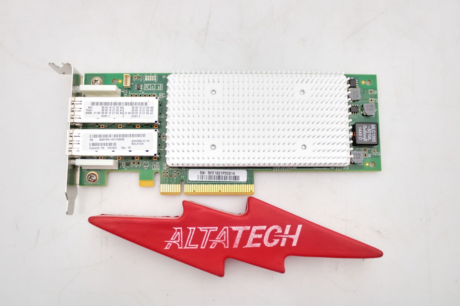 Sun Oracle 7023303 Dual Port 16GB FC/ 10GBPS FCOE HBA Host Bus Adapter