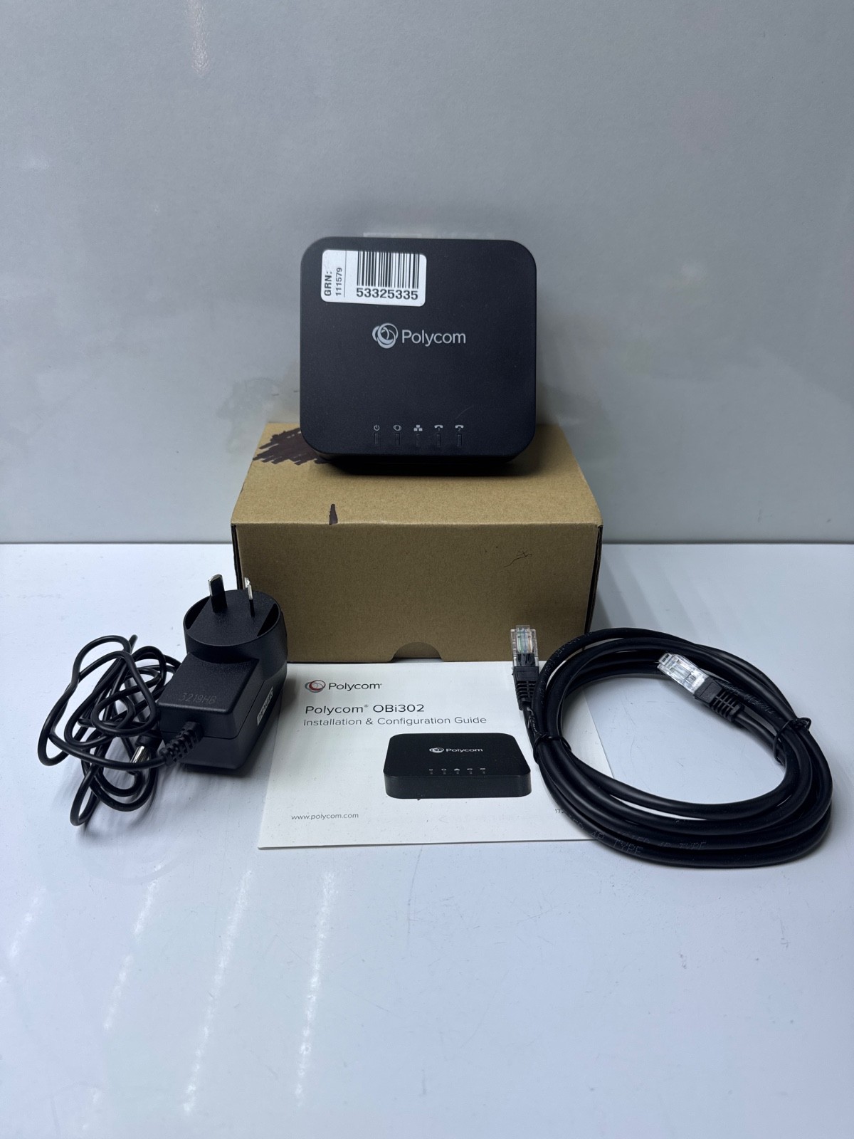 Polycom OBi302 2200-49532-012 Universal Voice adapter(w/o Serial Num on the box)