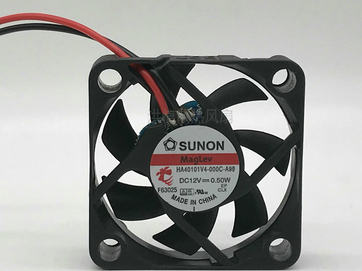 SUNON HA40101V4-000C-A99 DC12V 0.50W 4010 4CM 2-wire silent fan