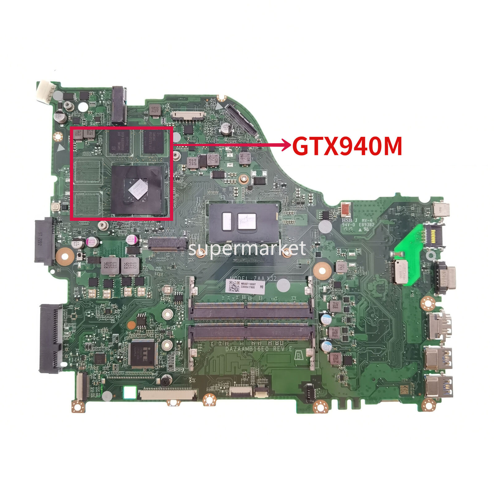 Motherboard For Acer Aspire E5-575 E5-575G F5-573G DAZAAMB16E0 i3 i5 i7 CPU
