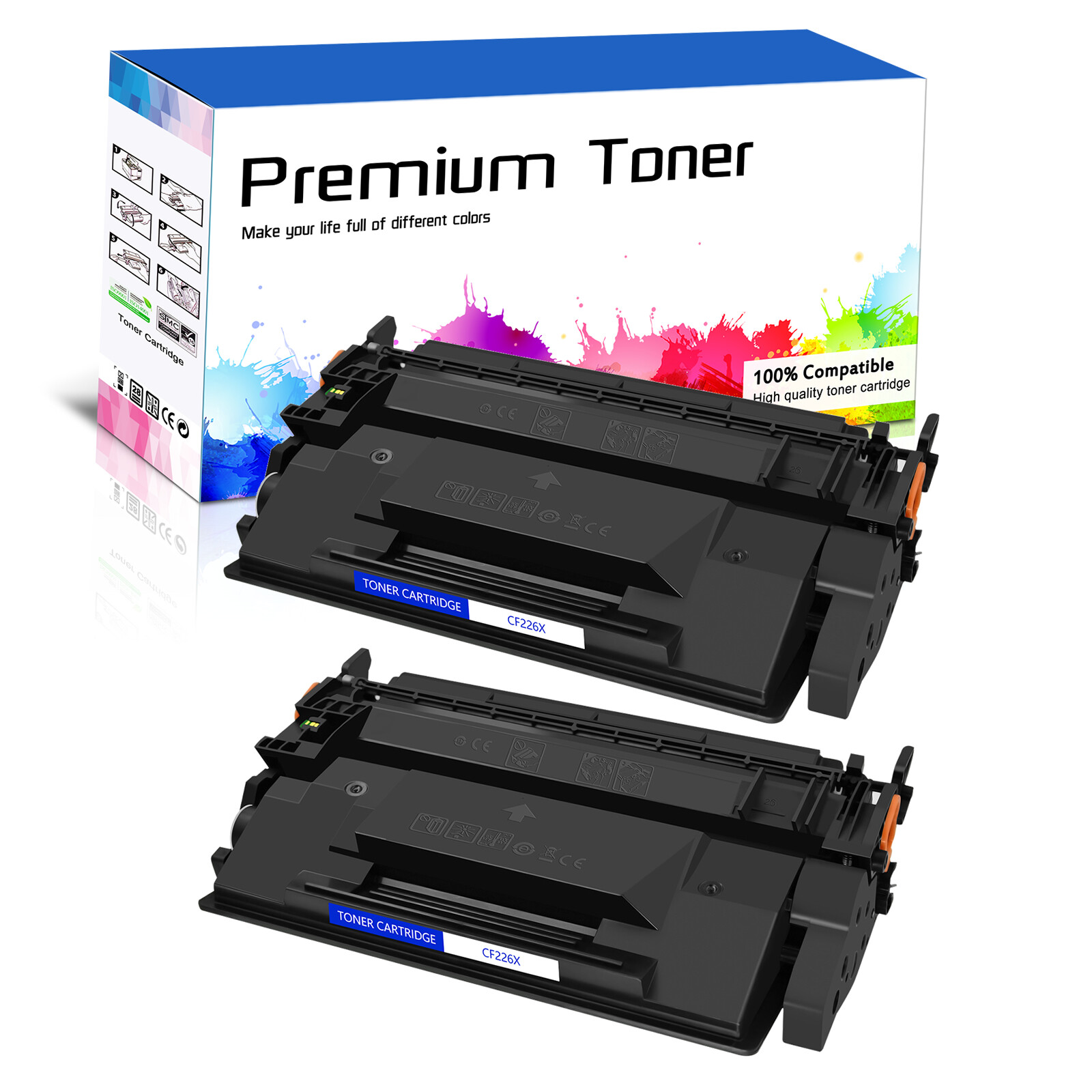 2PK CRG-052H Toner Cartridge For Canon 052H imageCLASS MF426dw MF424dw LBP214dw