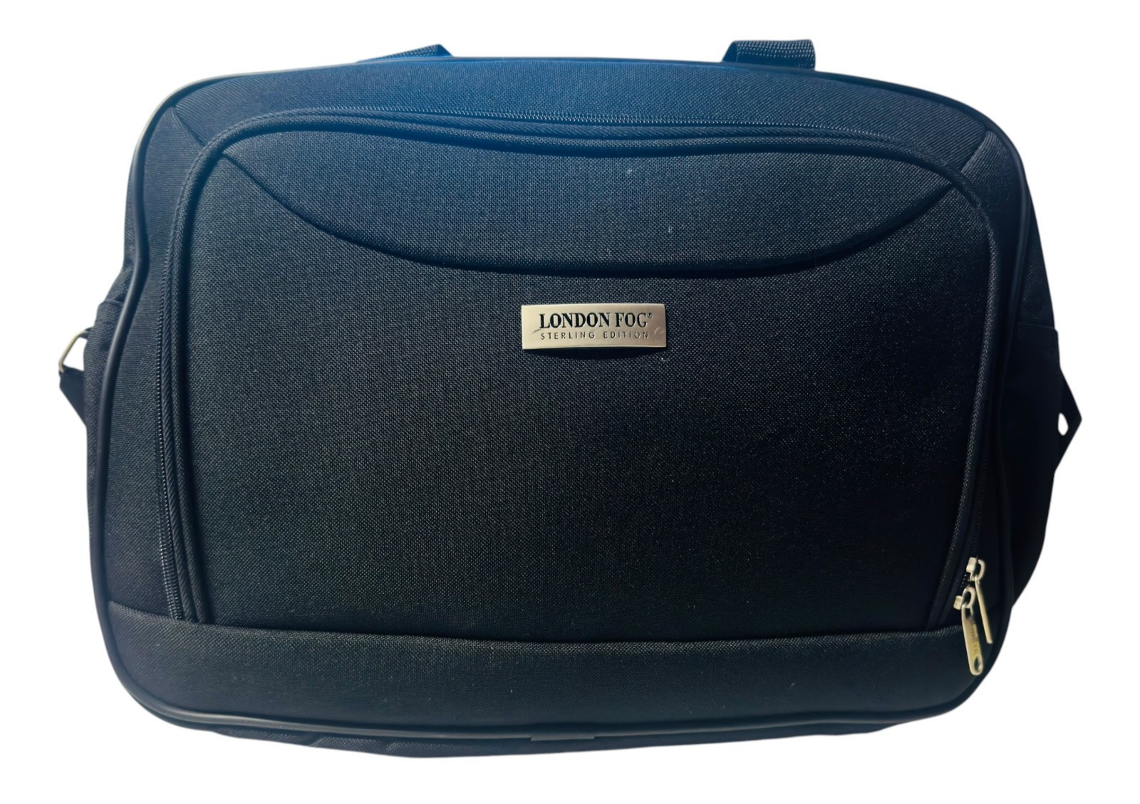 London Fog Sterling Edition Laptop Briefcase Shoulder Messenger Bag Black