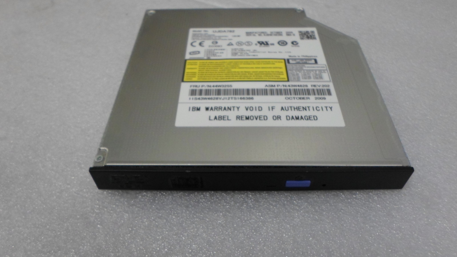 CISCO MCS 7800 IBM AC1 SERIES UJDA782 FRU 44W3255 CD-RW DVD ROM DRIVE