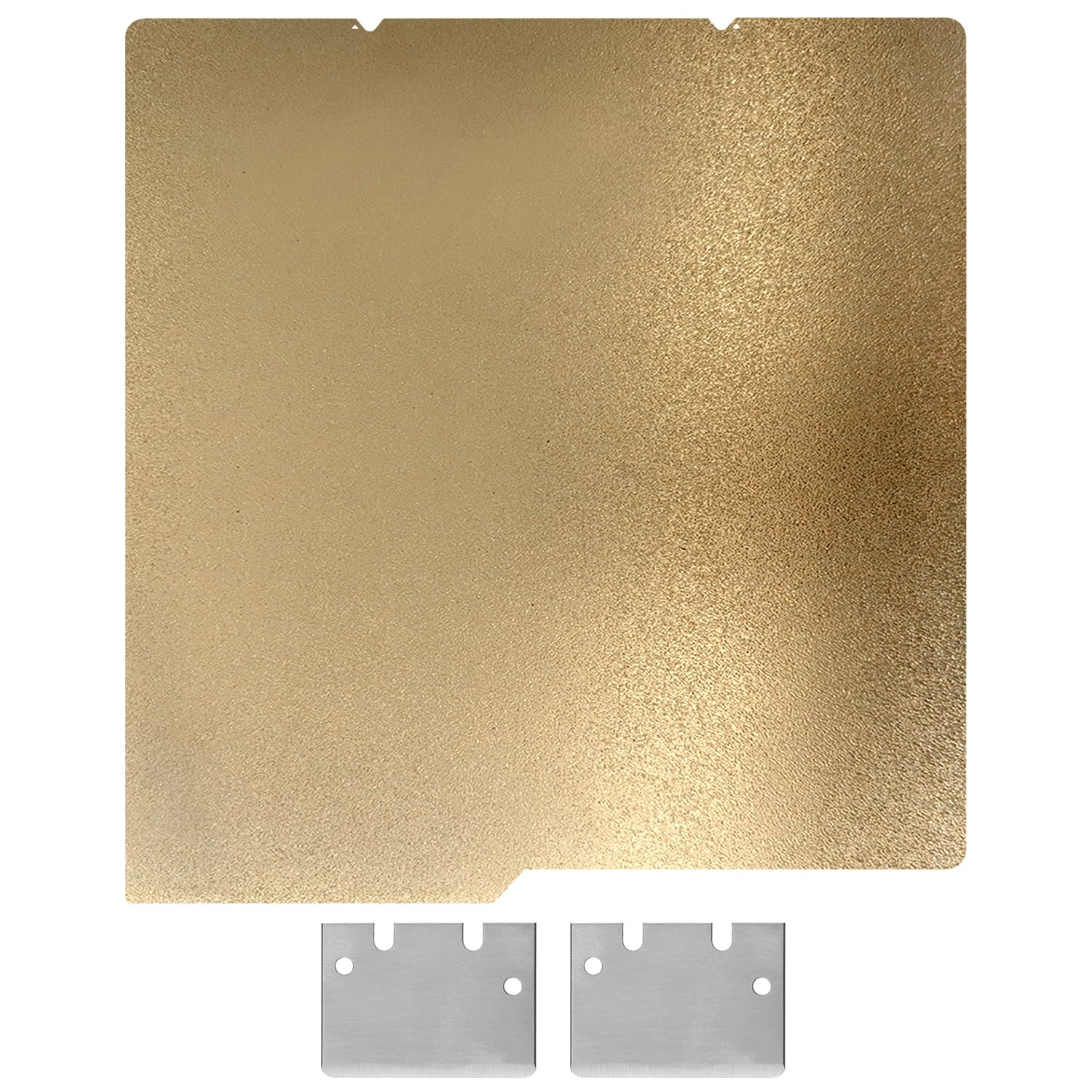 Upgraded Kobra S1 Double Sided PEI Build Plate, 3D Printer Gold Textured PEI