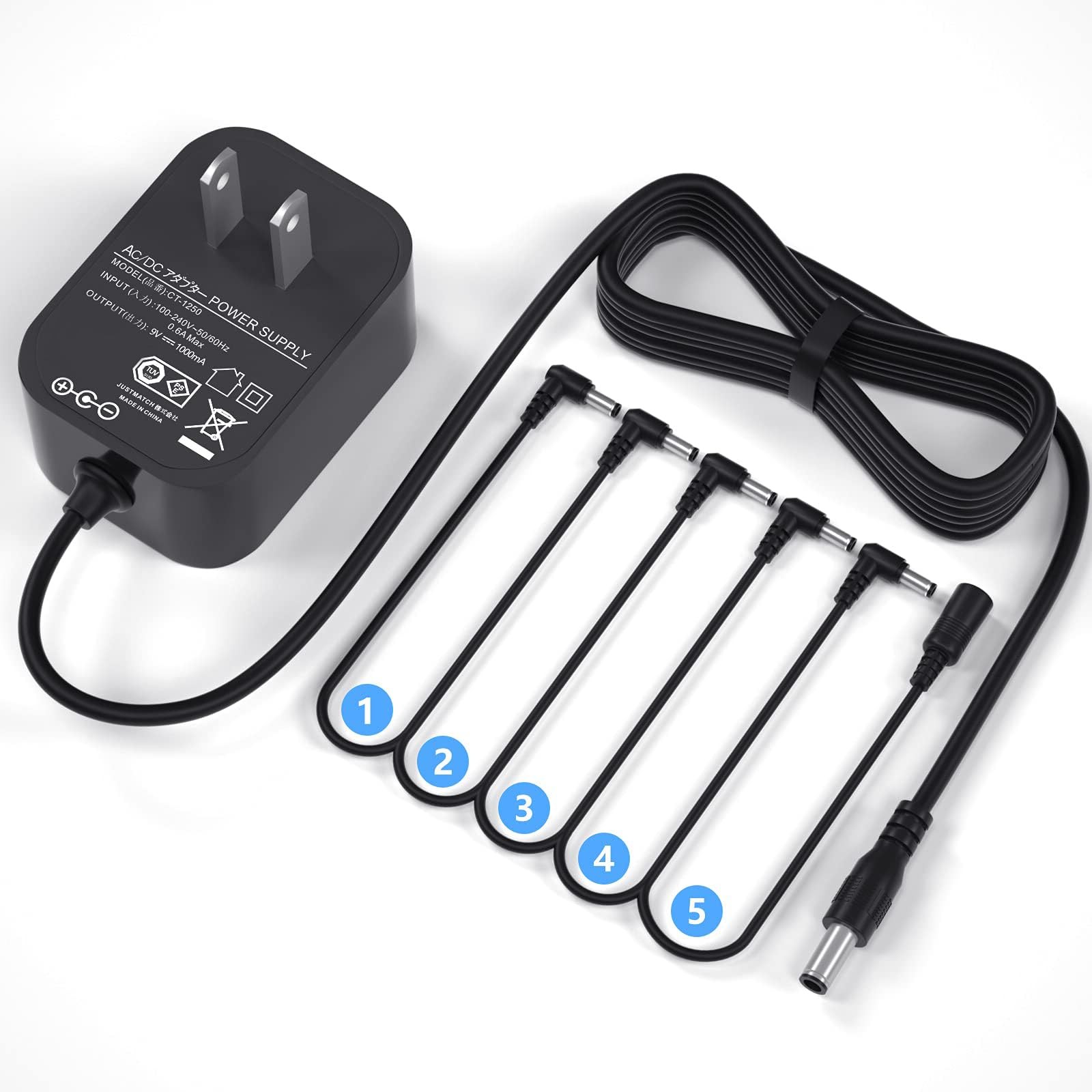 Replacement for 9V Guitar Pedal Power Supply 9 Volt Guitar... 