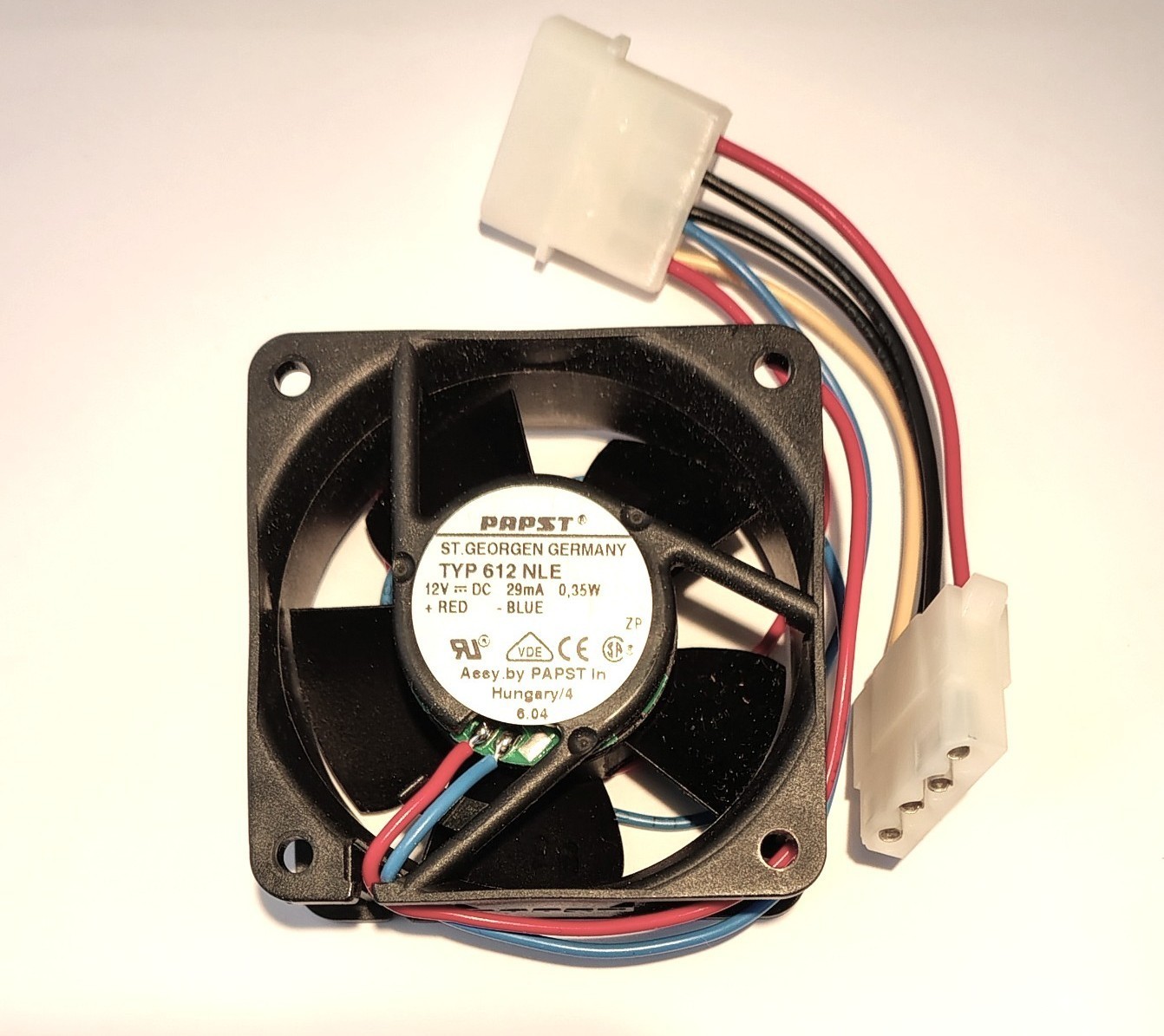 EBM POPE 612NLE radiator fan cooler 60x60x25 mm "stock sale"