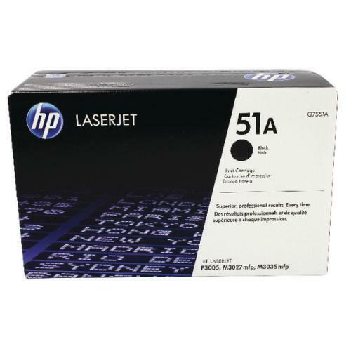 Genuine HP OEM 51A Q7551A Black Toner Cartridge New Sealed Box - Quantity
