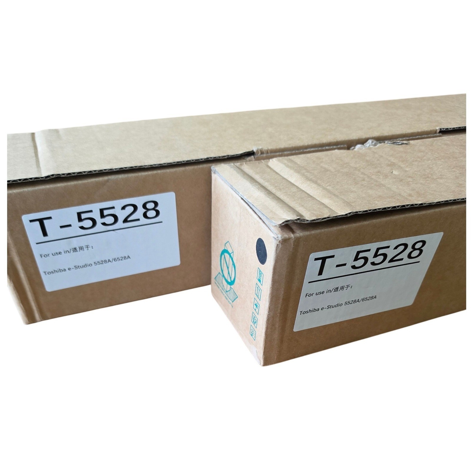 Lot of 2 T-5528 Black Toner Cartridges for Toshiba e-Studio 5528A 6528A BK New