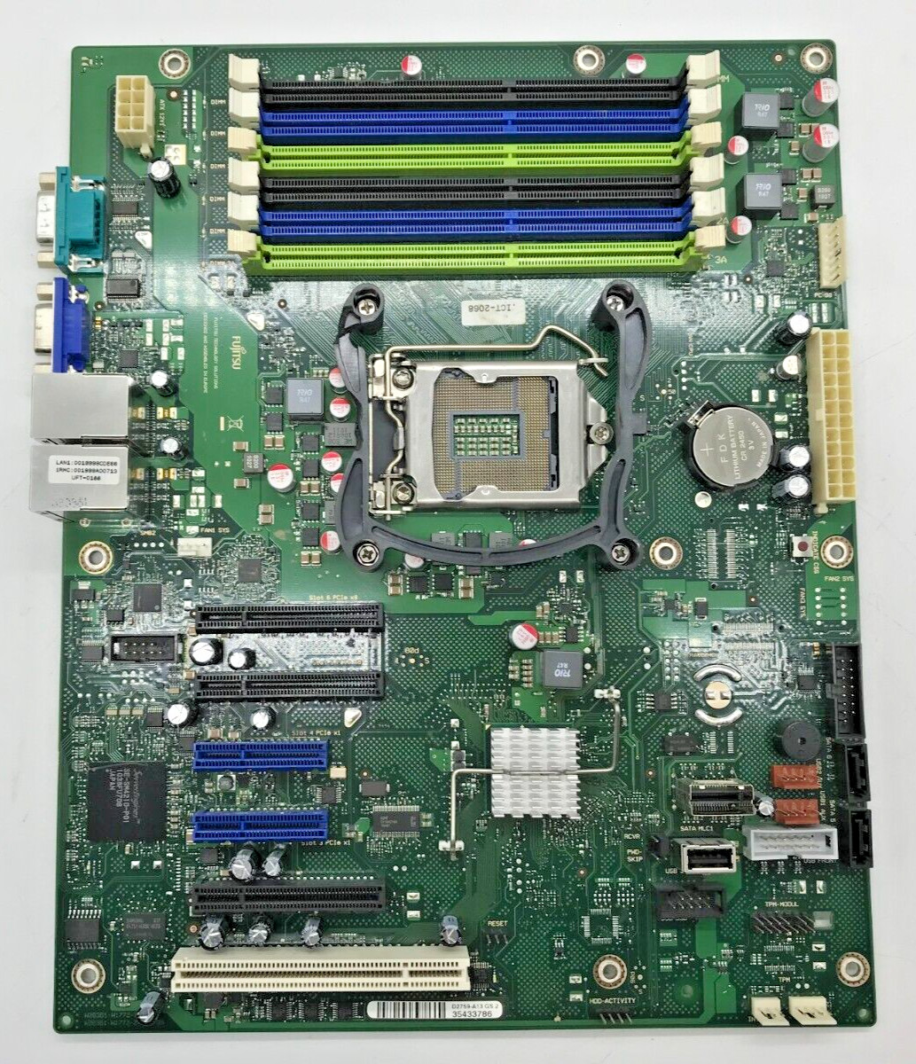 Fujitsu D2759-A13 GS 2 TX150 S7 DDR2 -ATX - Socket 1156 - No I/O Shield #M2453