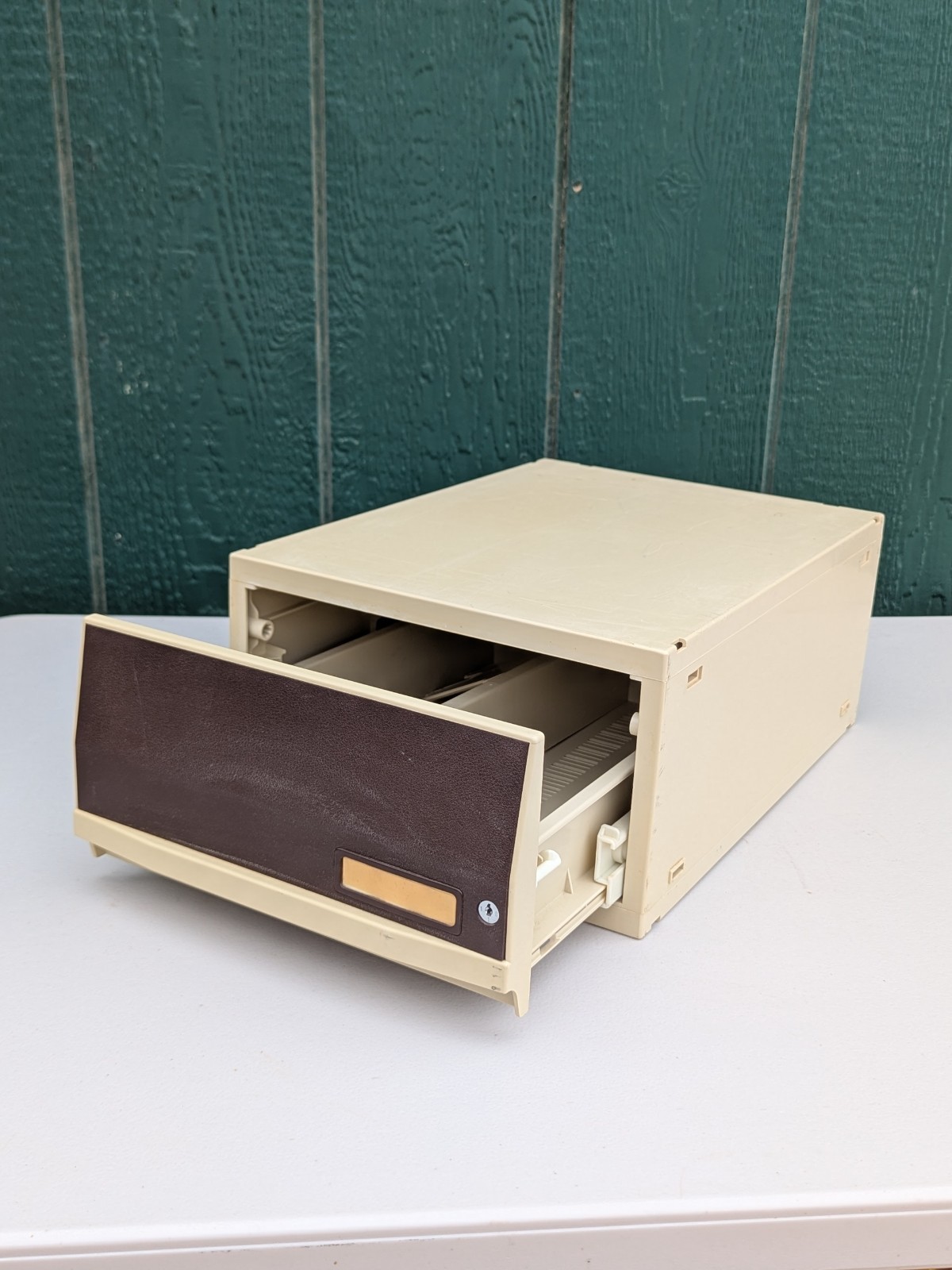 Vintage Wilson Jones Floppy Disk Storage Box Case Organizer 16" X 11" X 6.5"