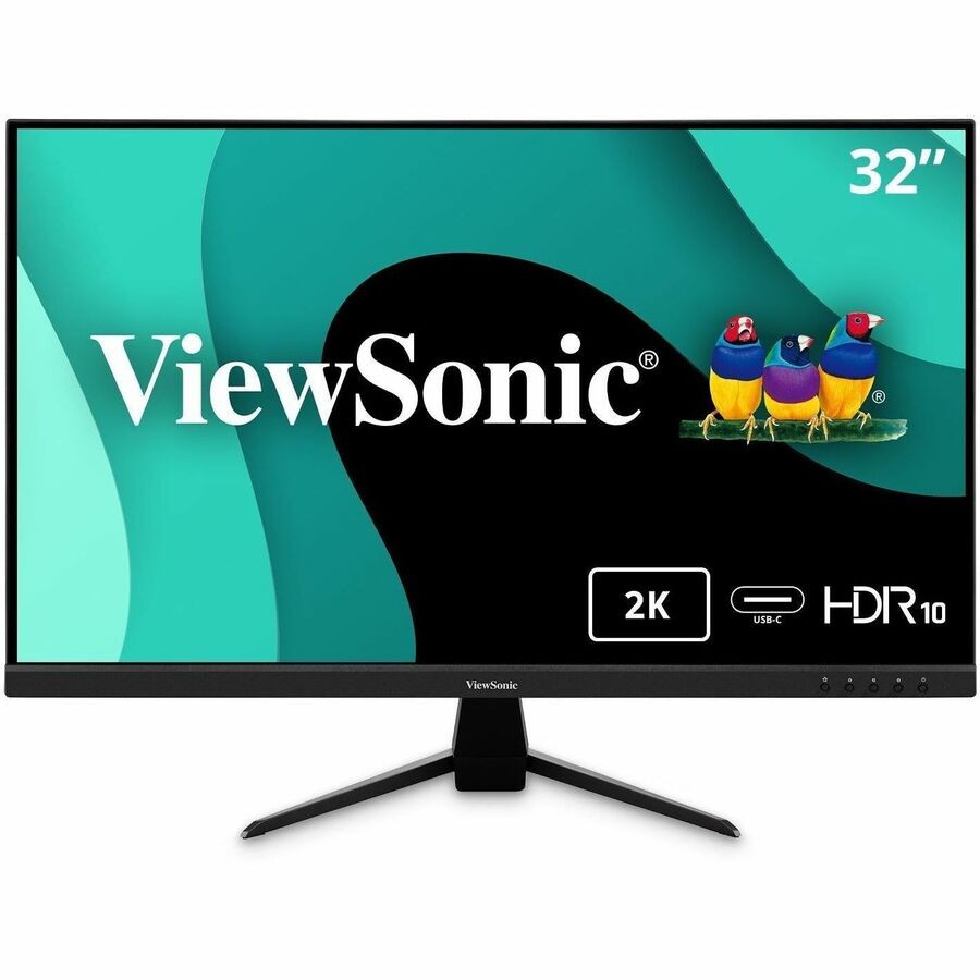 Viewsonic VX3267U-2K 32" 2K QHD Thin-Bezel IPS Monitor with 65W USB-C, HDMI