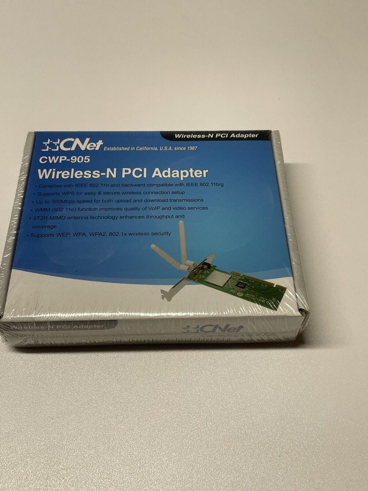 CNet  CWP-905 300Mbps Wireless-N PCI Adapter NEW SEALED BOX