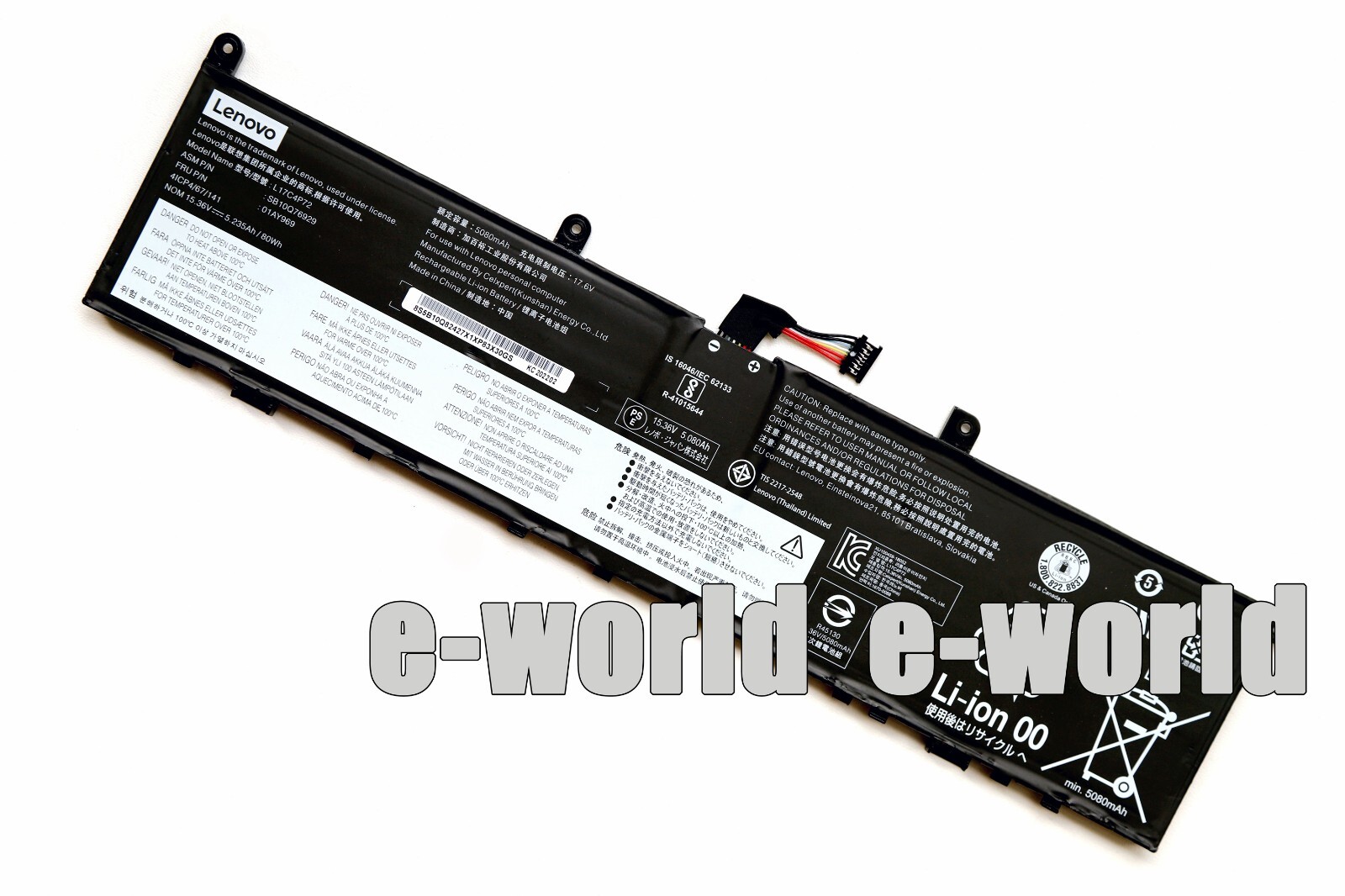 New Genuine L17M4P72 L17C4P72 OEM Battery for Lenovo ThinkPad P1 X1 X1E Extreme