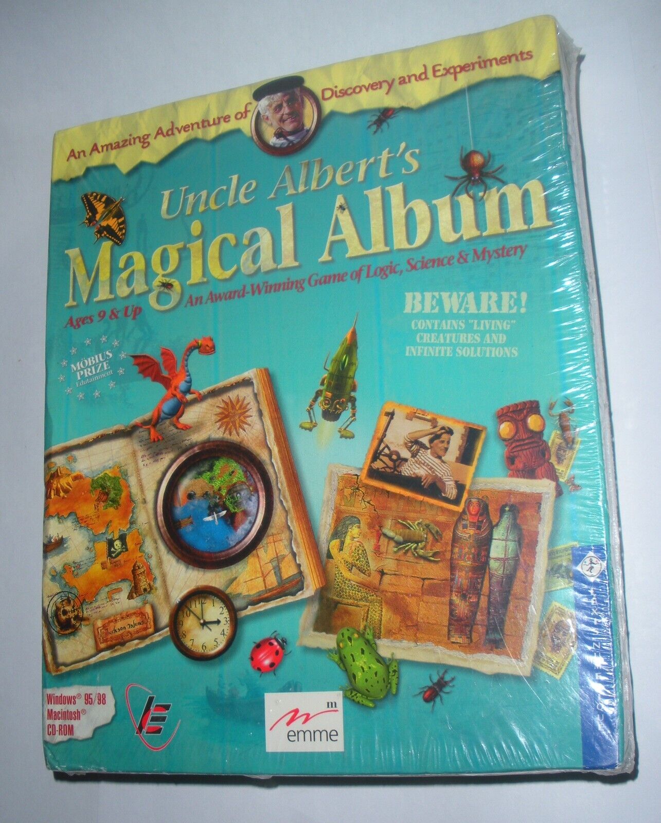 Vtg 2001 Uncle Albert's Magical Album Science & Mystery PC Game Sealed New