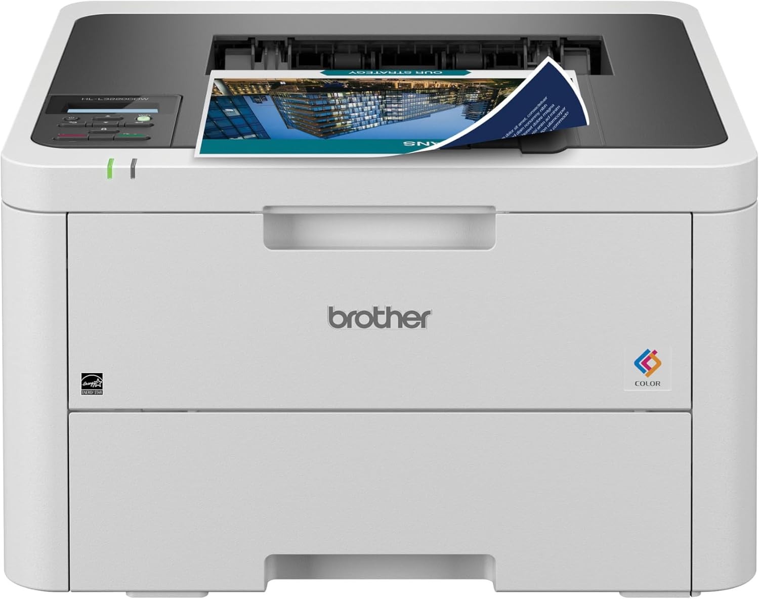Brand New Brother HL-L3220CDW Wireless Compact Color Laser Printer 19ppm - Ships