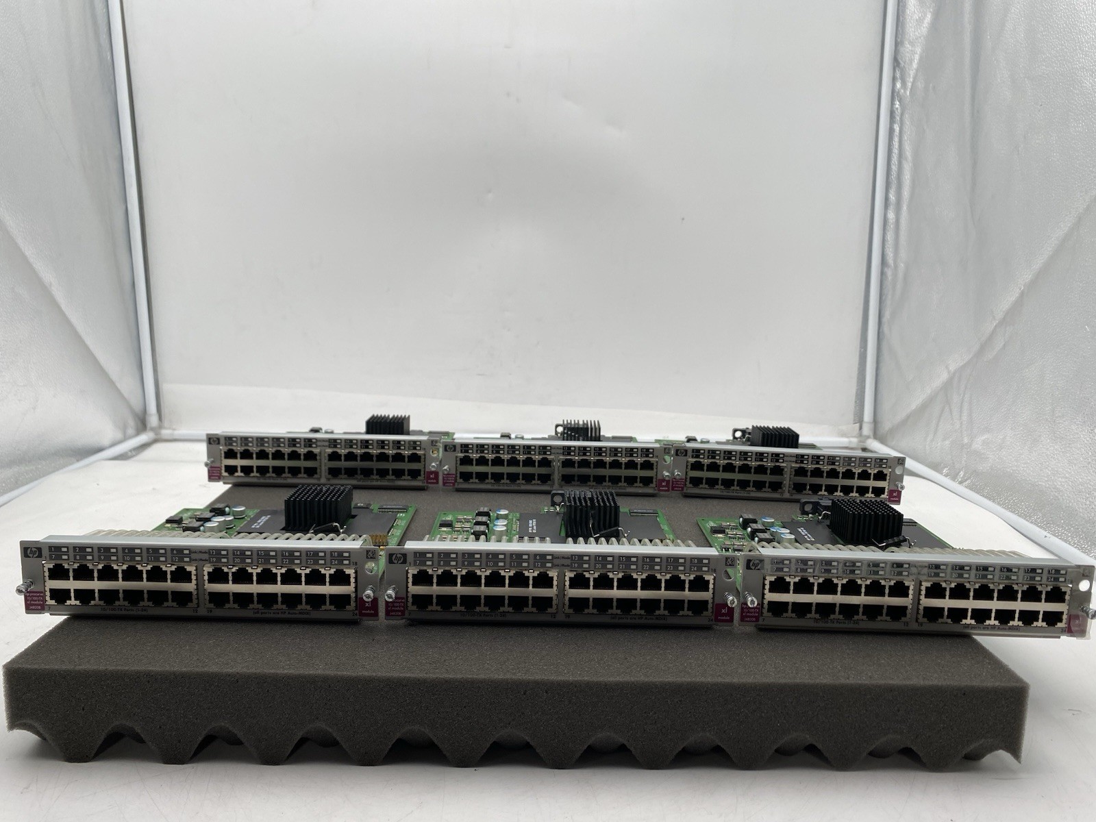 Lot of 6 HP J4820B Procurve 24 Port 10/100 XL Module Card