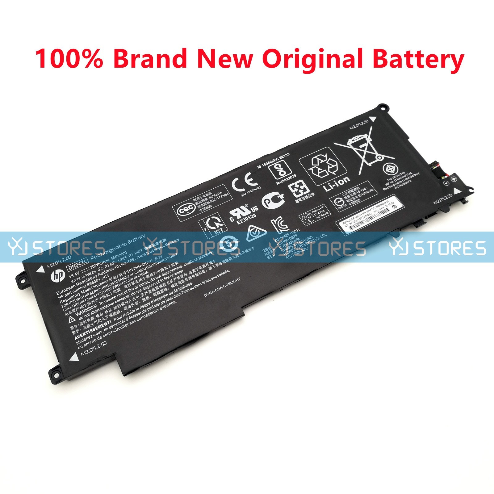 Genuine DN04XL 70Wh Battery for HP ZBook x2 G4 HSTNN-DB7P 856301-2C1 856843-850