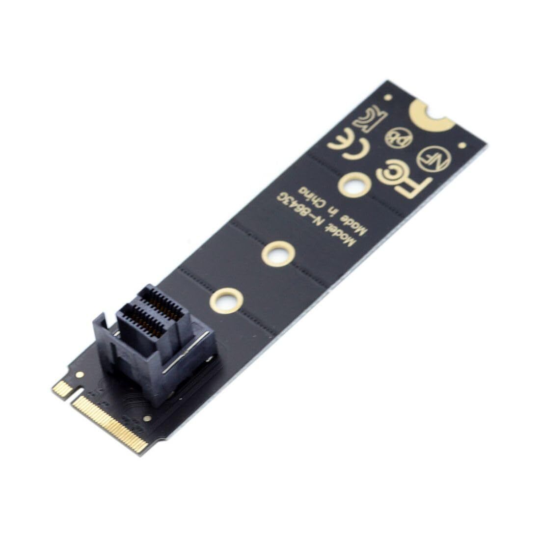 CY U.2 SFF-8639 Kit,M.2 NVME PCIe4.0 SSD to SFF-8643 Adapter for Mainboard SS...
