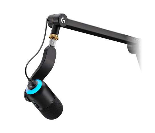 LOGITECH YETICASTER GX BUNDLE WITH YETI GX DYNAMIC MICROPHONE AND -  BLACK