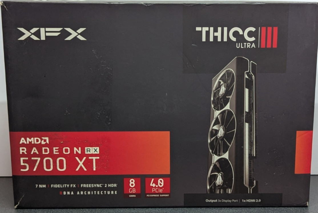 XFX THICC III Ultra Radeon RX 5700 XT 8GB GDDR6 Triple Fan FreeSync 2