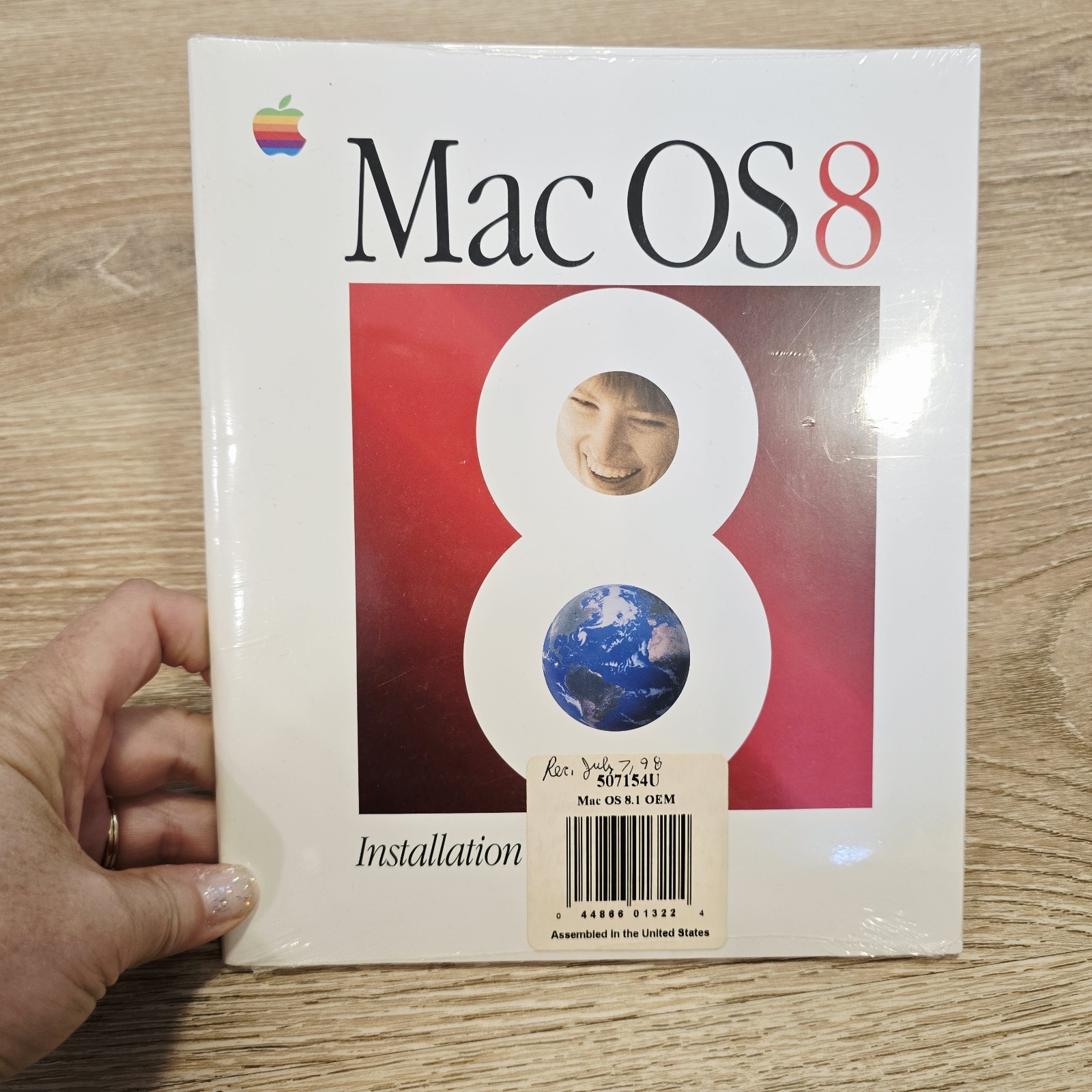 Apple Mac OS 8 Installation Disk With Manual 1998