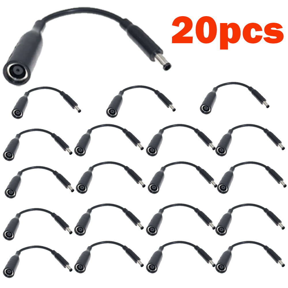 20PCS DC Power Charger Converter Adapter Cable 7.4mm To 4.5mm For dell small Tip