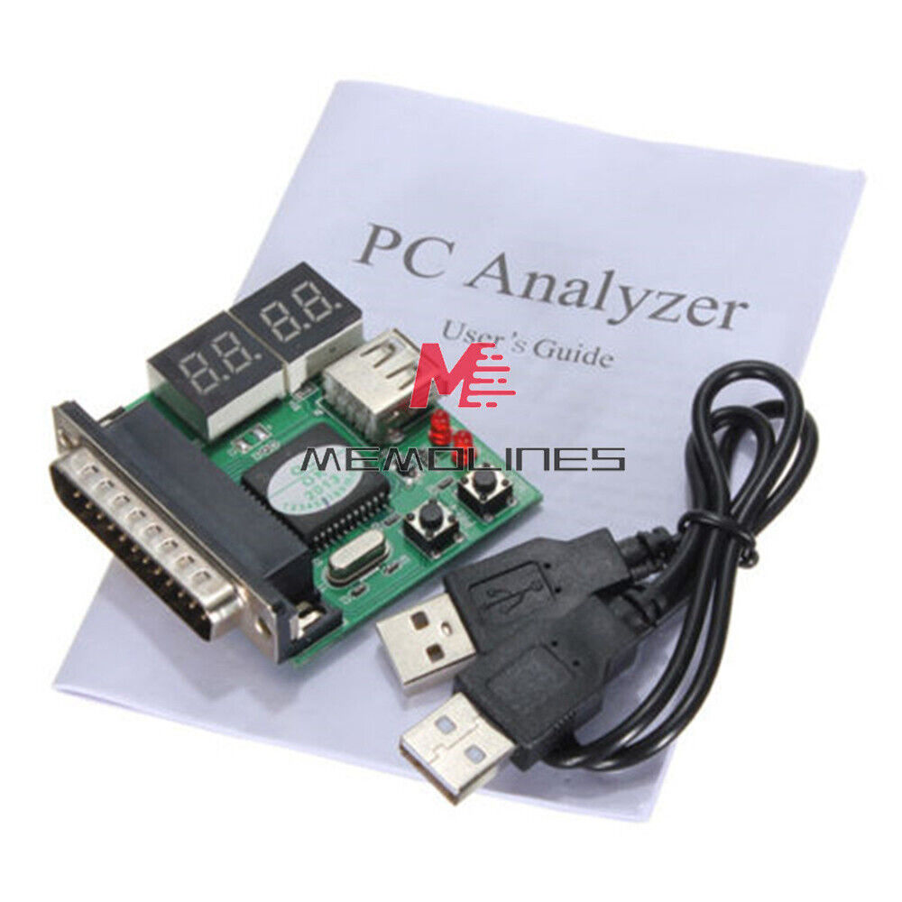 4-Digit Powerful PC Analyzer Diagnostic Motherboard Tester USB Post Test Card
