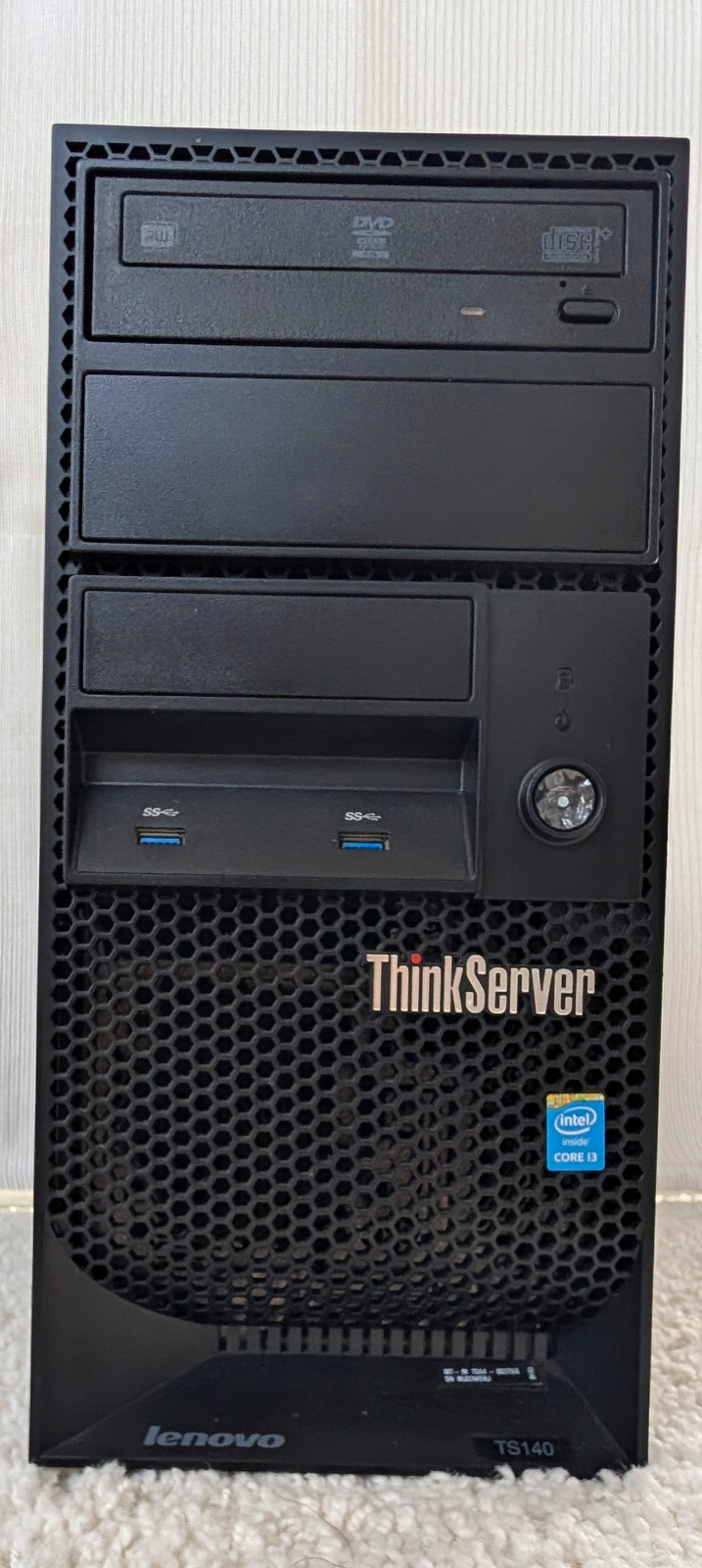 Lenovo ThinkServer TS140 i3-4150 16GB RAM Windows 11 256gb