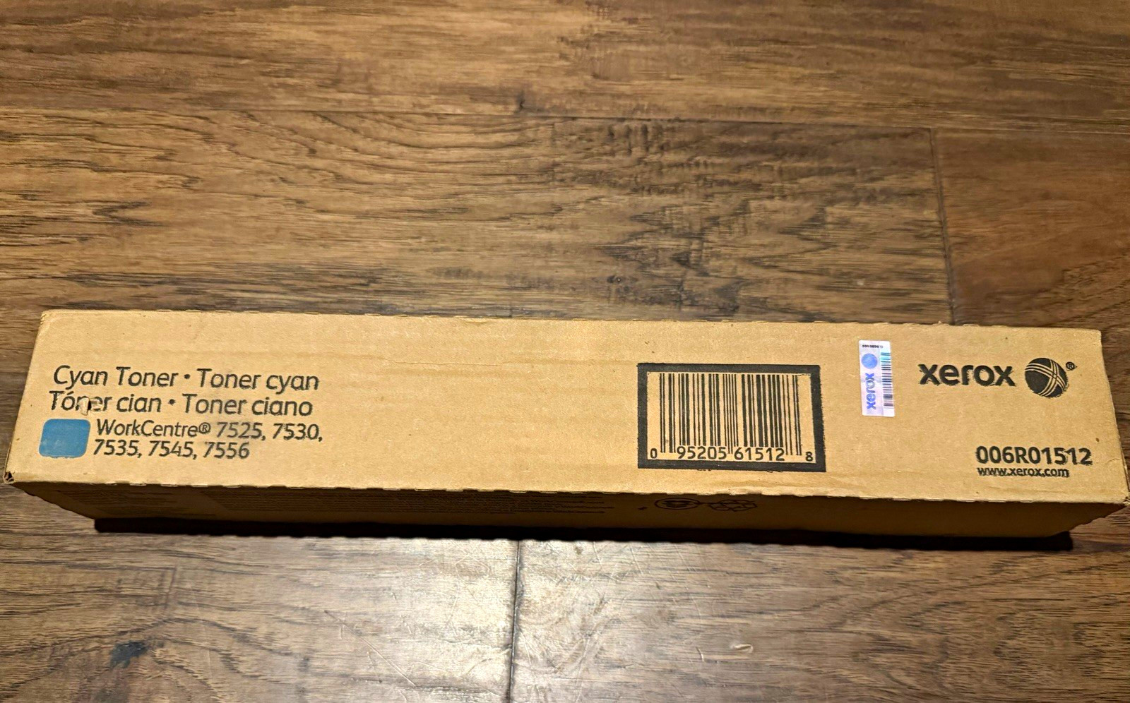 Xerox 006R01512 Cyan Toner Cartridge Laser for WorkCentre 7525 7530 7535